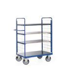 Tauroflex Etagenwagen F6 4 Ladeflächen je 90 kg 500 x 1040 x 1460 mm