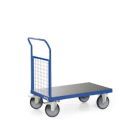 Tauroflex Plattformwagen F6 mit Gitter Stirnwand 600 kg Last 600 x 1160 x 1100 mm