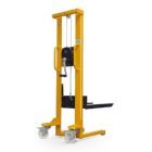 Taurolifter Hochhubwagen Handwindenstapler mit Gabelaufnahme PO-Rollen Traglast 500 kg