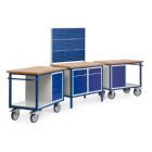 Taurotec Kompakt Werkbänke R6 Komplett 3 Werkbänke 1 Multiwand 3390 mm