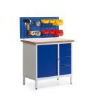 Taurotec Kompakt Werkbank klein stationär B 950 x T 560 mm