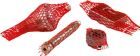 Trans-pak Kunststoff Schutznetze Durchmesser 80 bis 130 mm rot