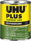 UHU Plus Endfest 300 2 Komponentenepoxidkleber Härter Dose mit 740 Gramm