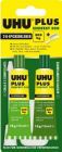 UHU Plus Endfest 300 2 Komponentenepoxidkleber Set mit 2 Tuben