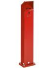 VAR Ascher SG 124 mit Doppelschloss rot 265 x 215 x 1185 mm