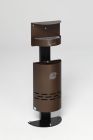 Var Ascher Abfall Kombination H 98 dunkelbraun struktur 13 Liter