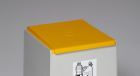Var Deckel für Kunststoffcontainer 60 Liter Farbe gelb