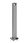 Var Handdesinfektionsspender HDS 120 mit Pedal silber beschichtet ohne Flasche