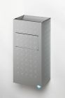 Var Wandascher WH 62 Aluminium eloxiert silber