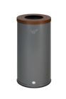 VAR Wertstoffsammelgerät 70 Liter braun eisenglimmer 435 x 435 x 760 mm