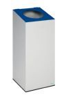 VAR Wertstoffsammelgerät 38 mit Klemmring blau grau 470 x 470 x 1045 mm