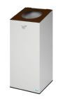 VAR Wertstoffsammelgerät 38 mit Klemmring grau braun 470 x 470 x 1045 mm