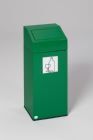 Var Wertstoffsammler 890 mm hoch Stahl 76 Liter grün
