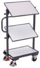 Variofit ESD Beistellwagen mit 3 ESD Böden neigbar 815x455x1185mm