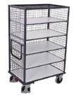 Variofit ESD Etagenwagen fest verschweißt 5 Etagen 1315x830x1810mm
