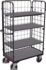 VARIOfit Etagenwagen 4 Etagen RAL 7016 sw 800.304 AG