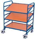 Variofit Eurokastenwagen mit 3 Holzböden 935x665x1125mm