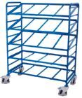 Variofit Eurokastenwagen 1350x665x1700mm mit 5 Etagen