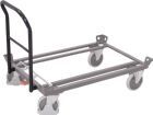 VARIOfit Schiebebügeltransportwagen Höhe 765 mm RAL 7016