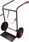VARIOfit Stahlflaschenkarre 2 x 40 bis 50 Liter RAL 7016 fk 1301 AG
