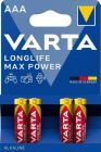 VARTA Batterie LONGLIFE Max Power AAA 4er Blister