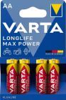 VARTA Batterie LONGLIFE Max Power Mignon AA LR 6 4er Blister