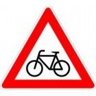 Verkehrszeichen 138-10 Dreieck 900 mm Radfahrer kreuzen rechts