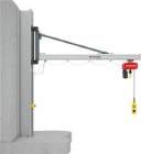 Vetter Wand Schwenkkran UW Tragfähigkeit 250 kg 2895 mm mit Elektrokettenzug