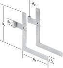 Vormann Fensterladen Winkelband 250x200 mm verzinkt