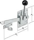 Vormann Gartentorfalle Typ 1 100x80 mm verzinkt