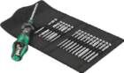 Wera Bit Sortiment mit Schraubendreher Griff Kraftform 18 Teile