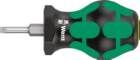 Wera Schraubendreher 335 Stubby Schlitz 3,5 x 0,6 x 25 mm
