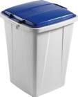 Durable Wertstoffsammler 90 Liter mit blauem Deckel
