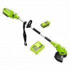ZIPPER Akku Motorsense ZI-MOS40V-AKKU inkl. Akku und Ladegerät 40V Power