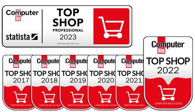 Alle Top Shop Siegel 2017 - 2023