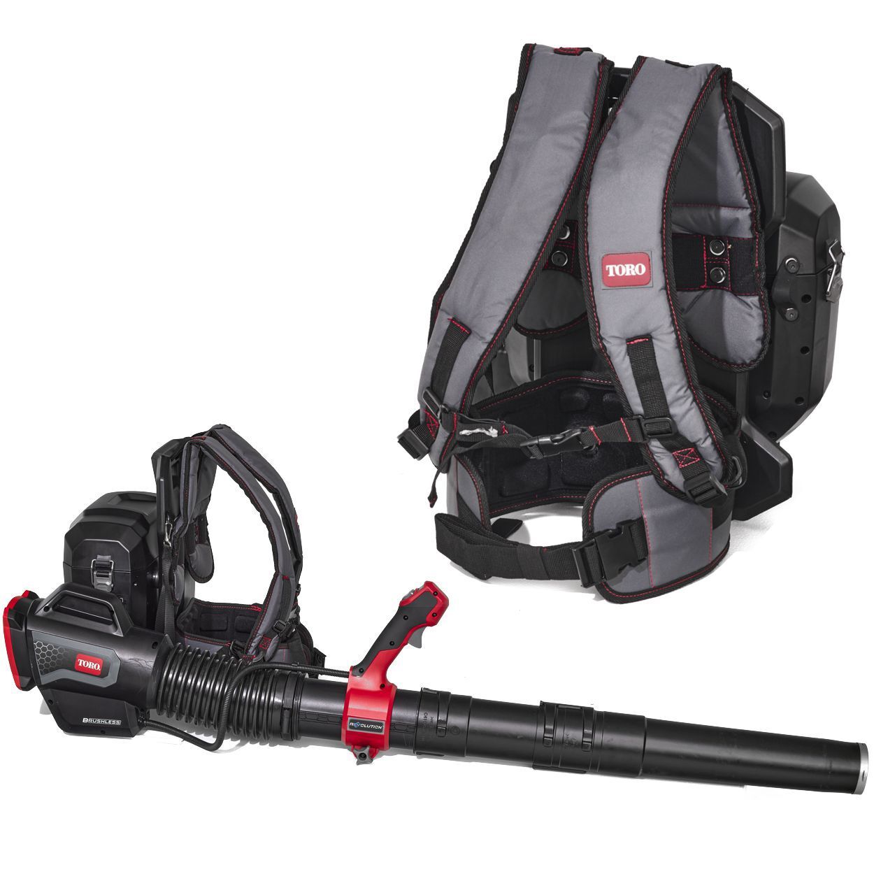 Toro Akku Laubbläser Max Revolution inkl. Rückentragesystem - Rückansicht Produktbild Toro Akku Laubbläser Max Revolution inkl. Rückentragesystem - Rückansicht bild 2
