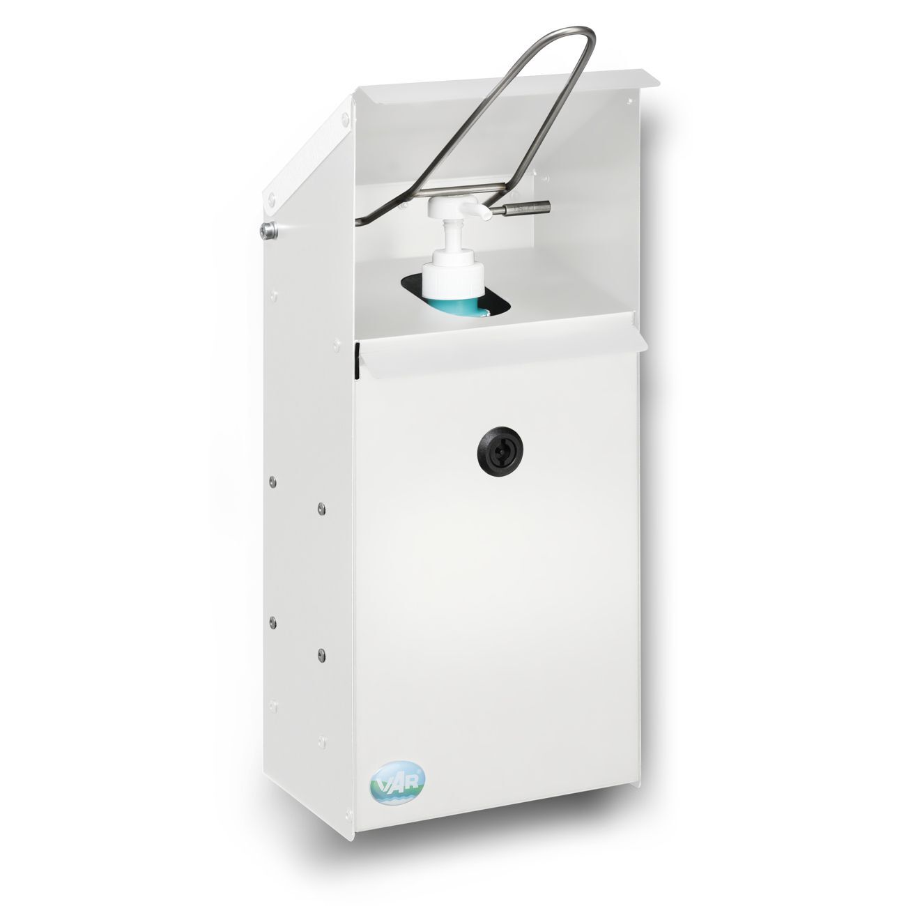 Var Desinfektionsmittelspender HDS 41 weiß Handdesinfektionsspender Produktbild Var Desinfektionsmittelspender HDS 41 weiß Handdesinfektionsspender