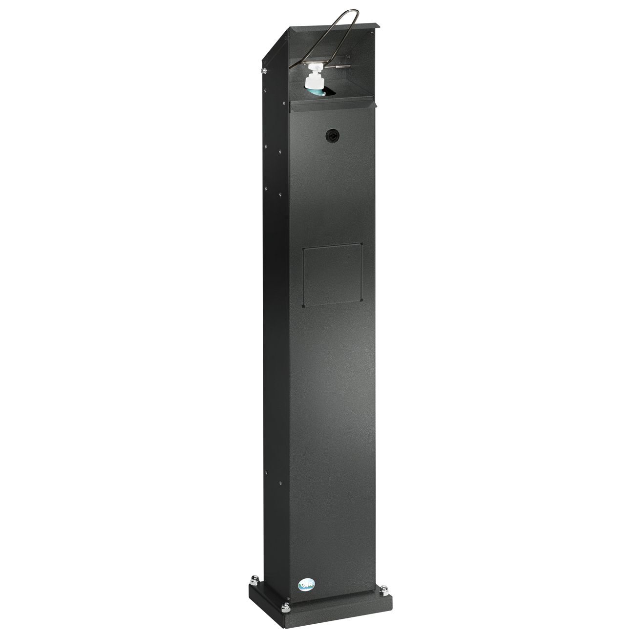 Var Desinfektionsmittelspender HDS 115 antik silber beschichtet Handdesinfektionsspender Produktbild Var Desinfektionsmittelspender HDS 115 antik silber beschichtet Handdesinfektionsspender