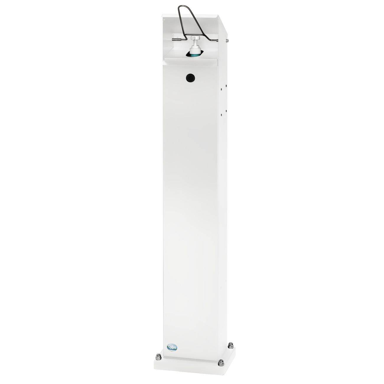 Var Desinfektionsmittelspender HDS 124 weiß Handdesinfektionsspender Produktbild Var Desinfektionsmittelspender HDS 124 weiß Handdesinfektionsspender