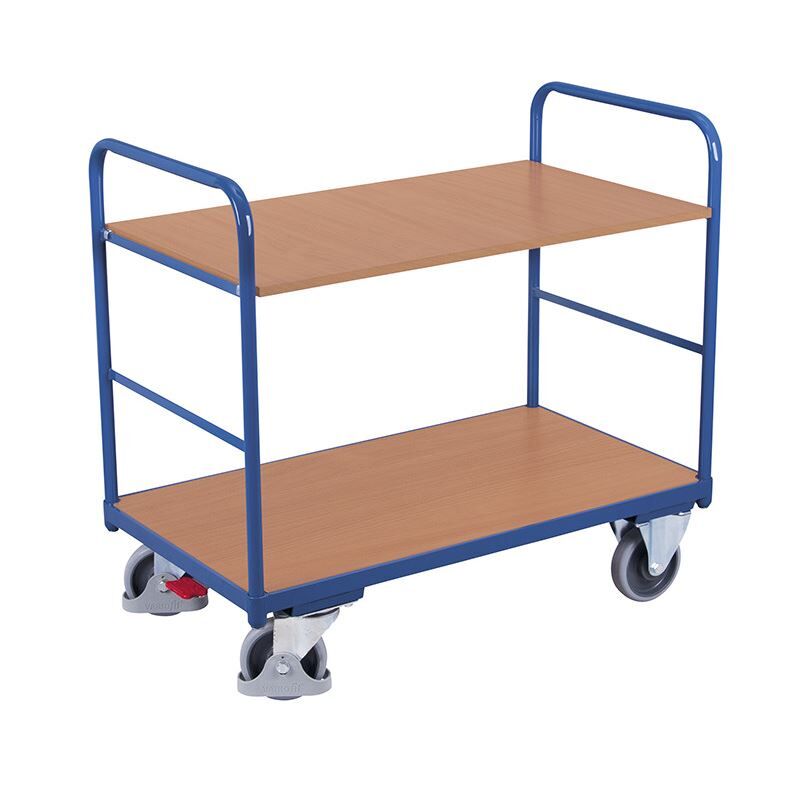 Variofit Etagenwagen niedrig Breite 1260 Höhe 990 mm Produktbild Variofit Etagenwagen niedrig Breite 1260 Höhe 990 mm