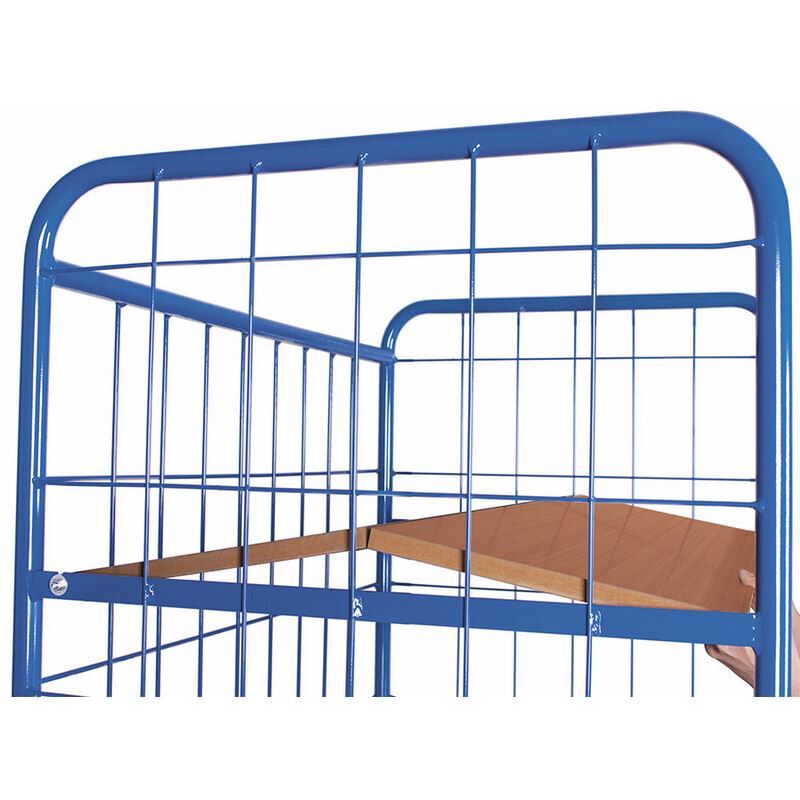 Variofit Etagenwagen hoch mit klappbaren Etagenböden 1400x800x1890mm Produktbild Variofit Etagenwagen hoch mit klappbaren Etagenböden 1400x800x1890mm bild 2