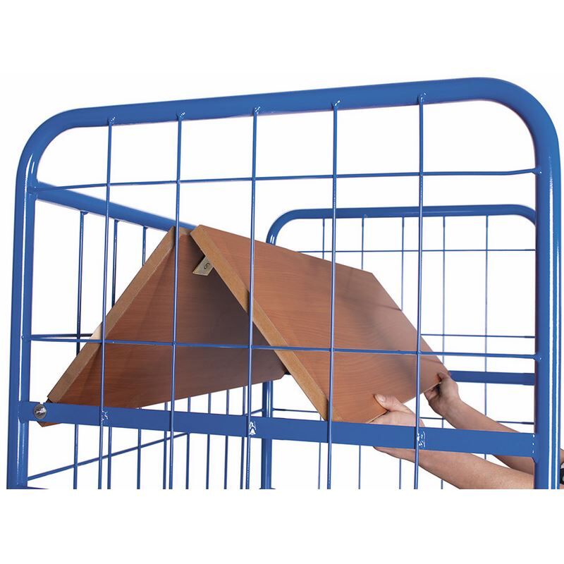 Variofit Etagenwagen hoch mit klappbaren Etagenböden 1400x800x1890mm Produktbild Variofit Etagenwagen hoch mit klappbaren Etagenböden 1400x800x1890mm bild 3