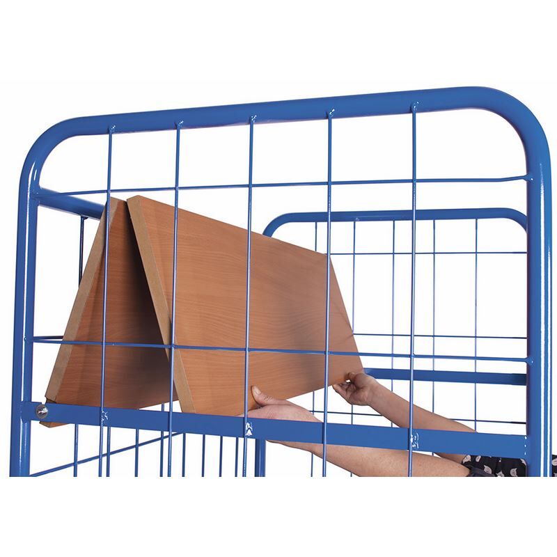 Variofit Etagenwagen hoch mit klappbaren Etagenböden 1400x800x1890mm Produktbild Variofit Etagenwagen hoch mit klappbaren Etagenböden 1400x800x1890mm bild 4