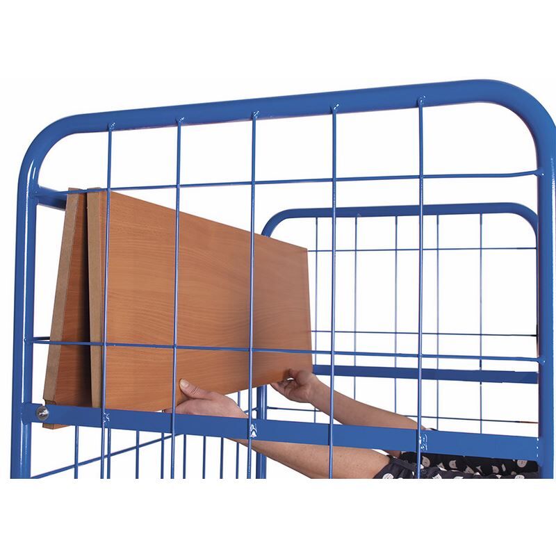 Variofit Etagenwagen hoch mit klappbaren Etagenböden 1400x800x1890mm Produktbild Variofit Etagenwagen hoch mit klappbaren Etagenböden 1400x800x1890mm bild 5