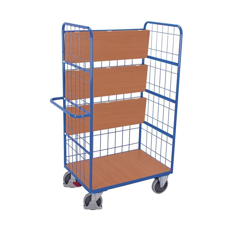 Variofit Etagenwagen hoch mit klappbaren Etagenböden 1400x800x1890mm Produktbild Variofit Etagenwagen hoch mit klappbaren Etagenböden 1400x800x1890mm bild 6