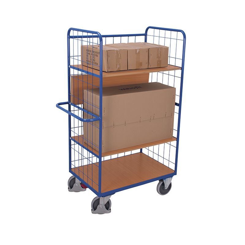 Variofit Etagenwagen hoch mit klappbaren Etagenböden 1400x800x1890mm Produktbild Variofit Etagenwagen hoch mit klappbaren Etagenböden 1400x800x1890mm bild 7