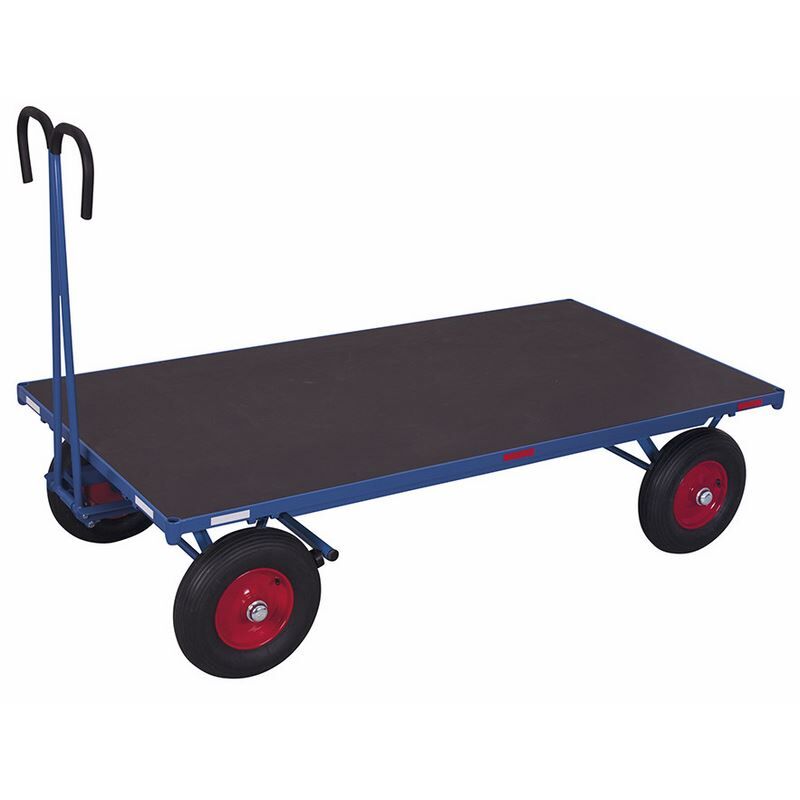 Variofit Handpritschenwagen ohne Bordwand 1265x800x1340mm Produktbild Variofit Handpritschenwagen ohne Bordwand 1265x800x1340mm