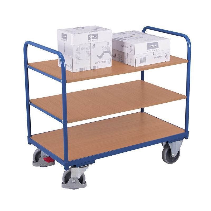 Variofit Etagenwagen niedrig 910x500x990mm Produktbild Variofit Etagenwagen niedrig 910x500x990mm bild 2
