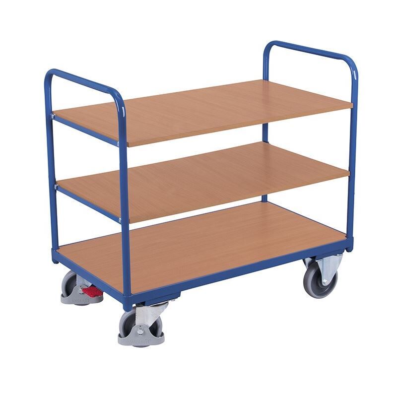 Variofit Etagenwagen Traglast 250 kg 910 x 500 x 990 mm Produktbild Variofit Etagenwagen Traglast 250 kg 910 x 500 x 990 mm