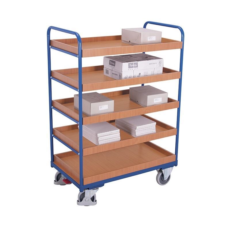 Variofit Etagenwagen hoch 910x500x1530mm Produktbild Variofit Etagenwagen hoch 910x500x1530mm bild 2